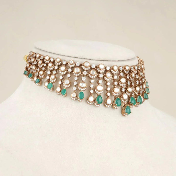 92.5 Silver Victorian Choker Set