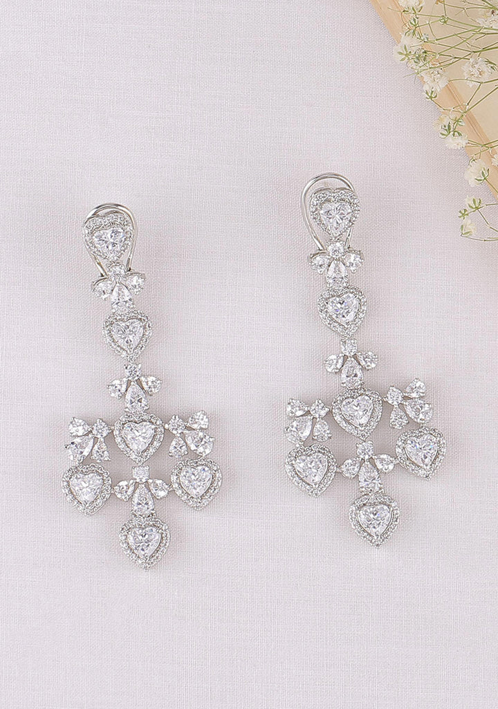 92.5  Silver Swarsha Necklace Set