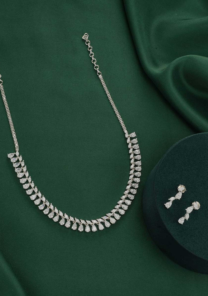 92.5 Cubic Zirconia Necklace Set