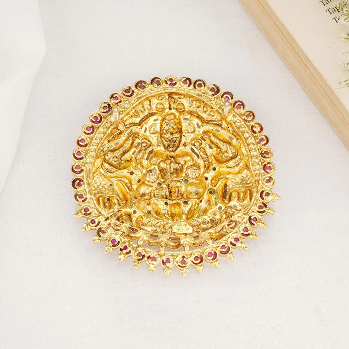 Pure 92.5 silver Divani  Nakshi Pendant