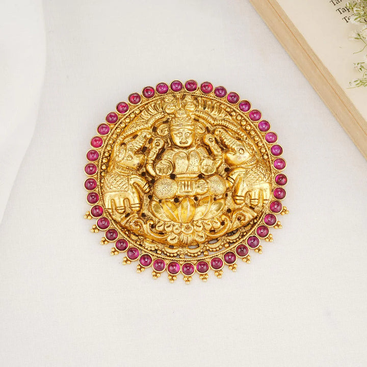 Pure 92.5 silver Divani  Nakshi Pendant