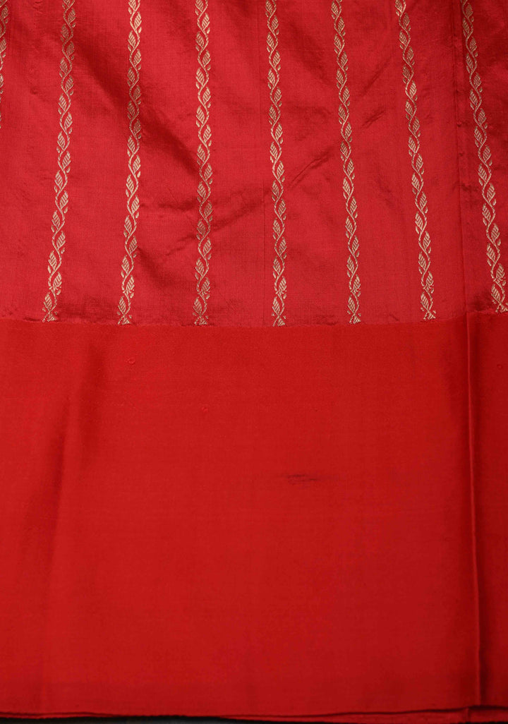 Multicolor Checks Pure Banarasi Katan Silk Saree with Chunri Buttis and Contrast Zari Border | SILK MARK CERTIFIED