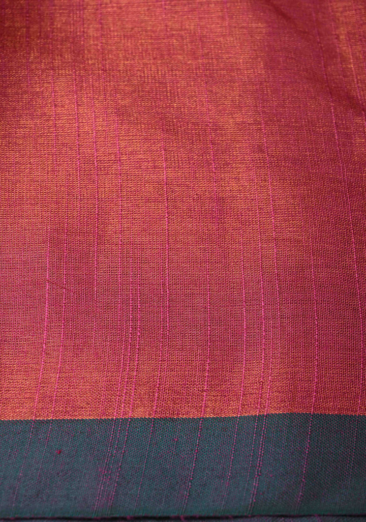 Pink Tissue by Tissue Saree with Minimal Borders
