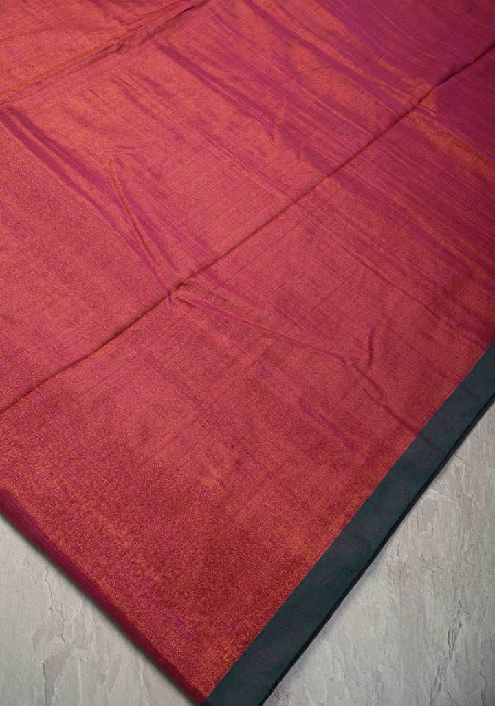 Pink Tissue by Tissue Saree with Minimal Borders