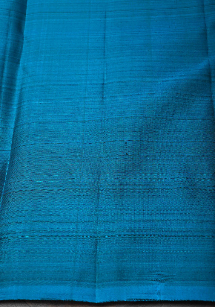 Maroon Kanjivaram Pure Silk Saree With Zari Buttas And Wide Zari Border | SILK MARK CERTIFIED