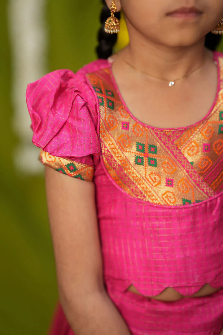 Hamsini Pink lehenga mini | Made To Order