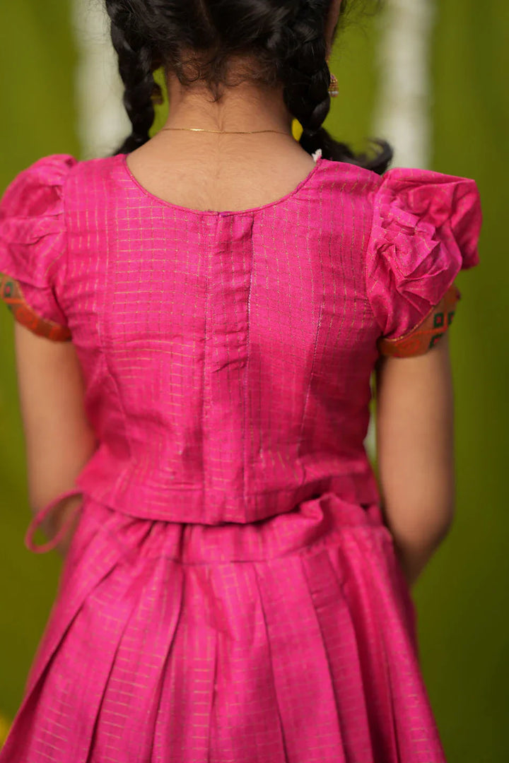 Hamsini Pink lehenga mini | Made To Order