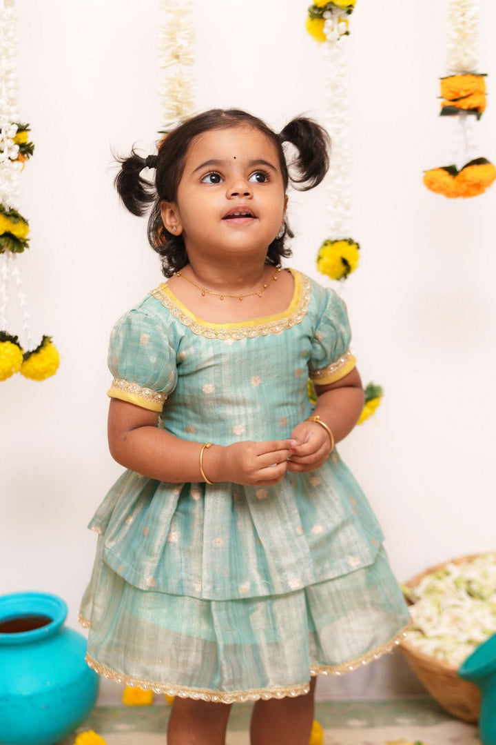 Saindhavi Blue Mini | Shobitam Custom Gowns | Made To Order