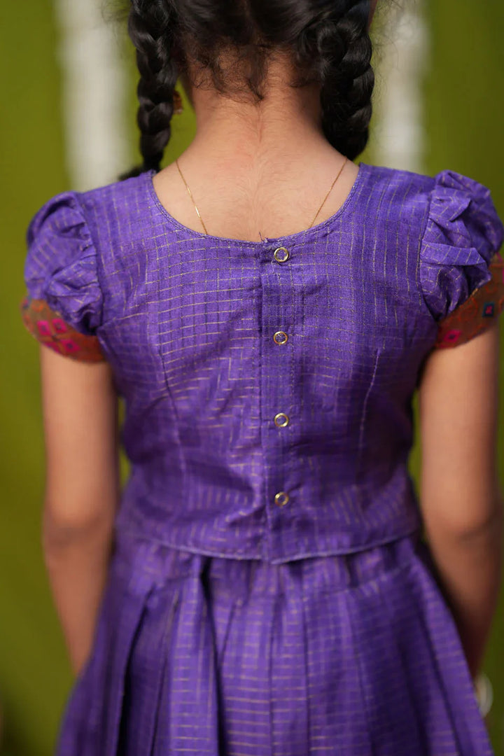 Hamsini Violet lehenga mini | Made To Order