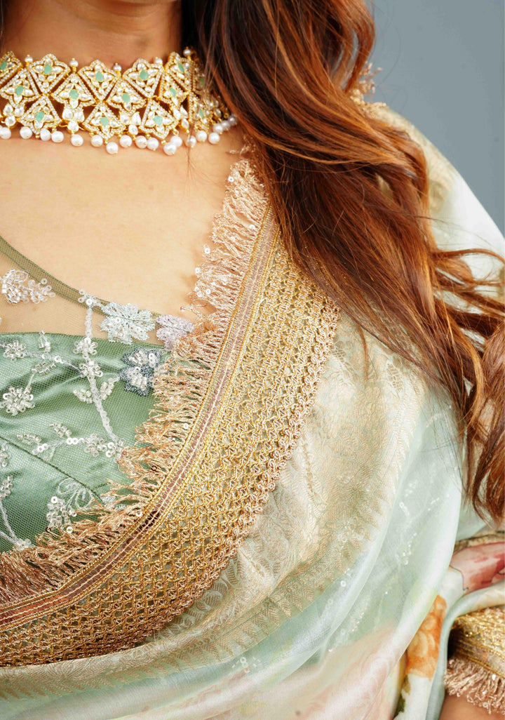 92.5 Silver Polki kundan Wedding Necklace | Shobitam Jewelry