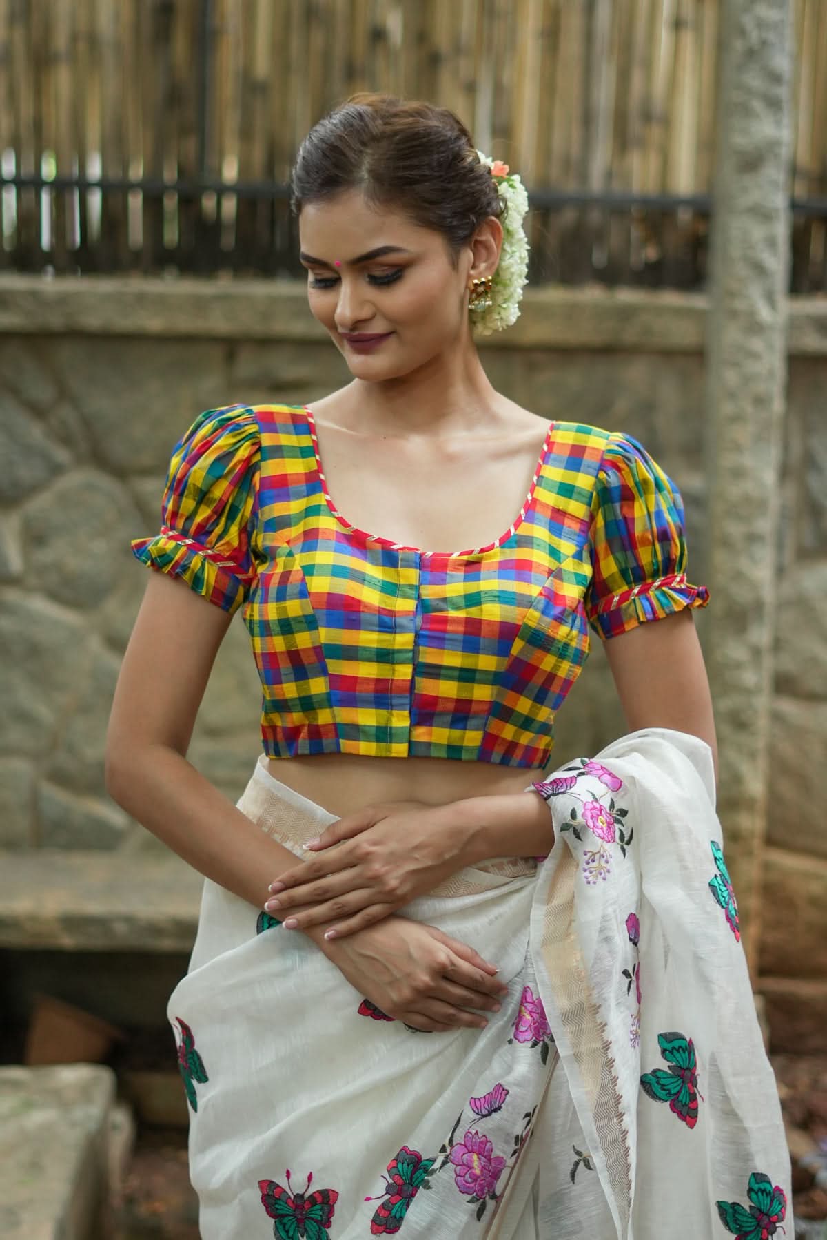 Multicolor small checked=