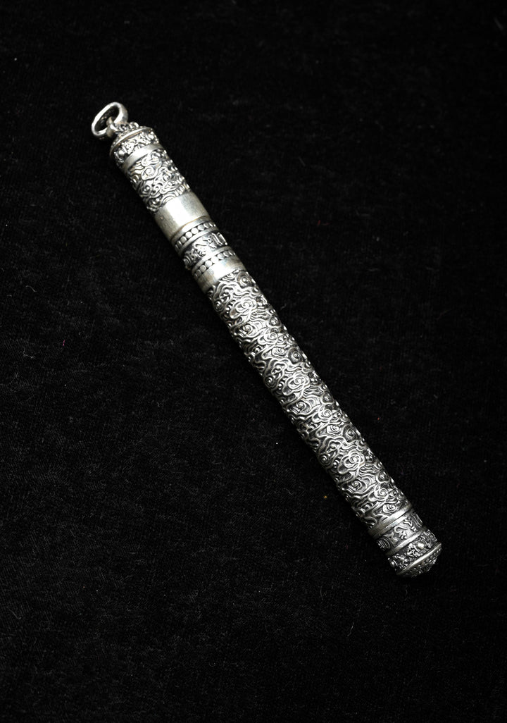 92.5 Silver Ballpoint Hollow Carved, Business Signature Pen