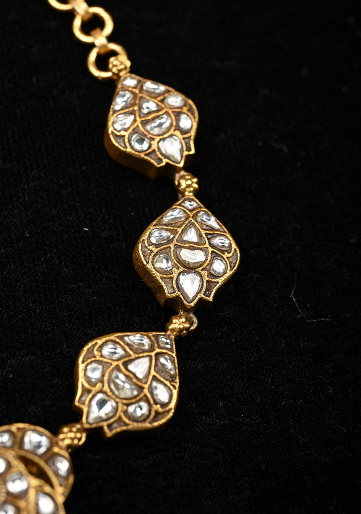 92.5 Silver Kundan Bracelet / Necklace