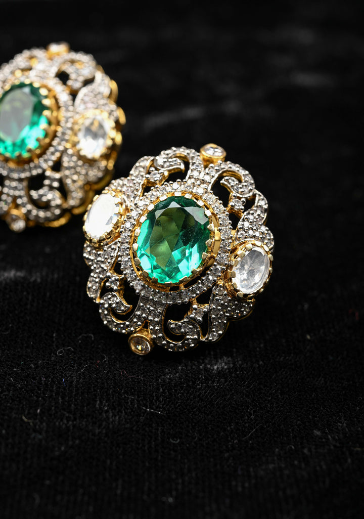 Pure 92.5 silver Yukitsha Victorian Short Necklace Set