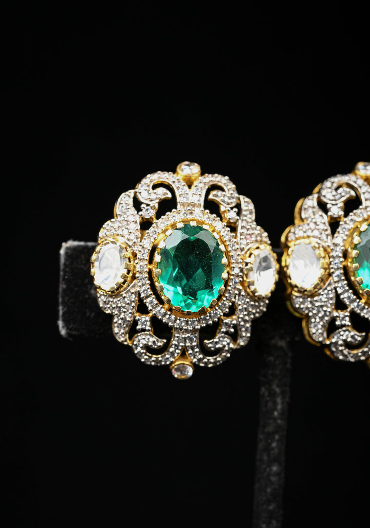 Pure 92.5 silver Yukitsha Victorian Short Necklace Set