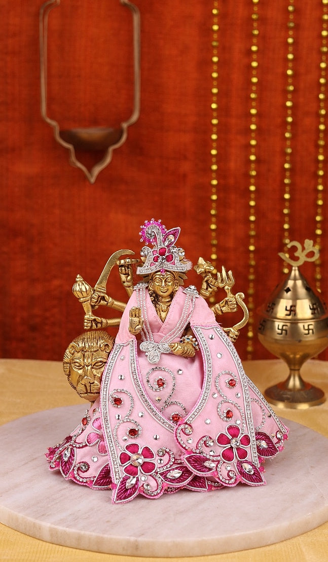 Pushp Mala Pink Lehenga Patka 4 piece set