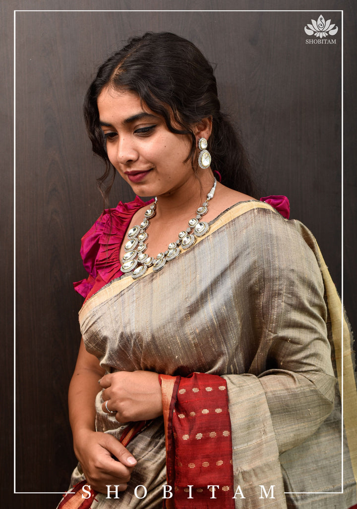 Celebrity design statement Cheval Stone Victorian Necklace | Shobitam Jewelry