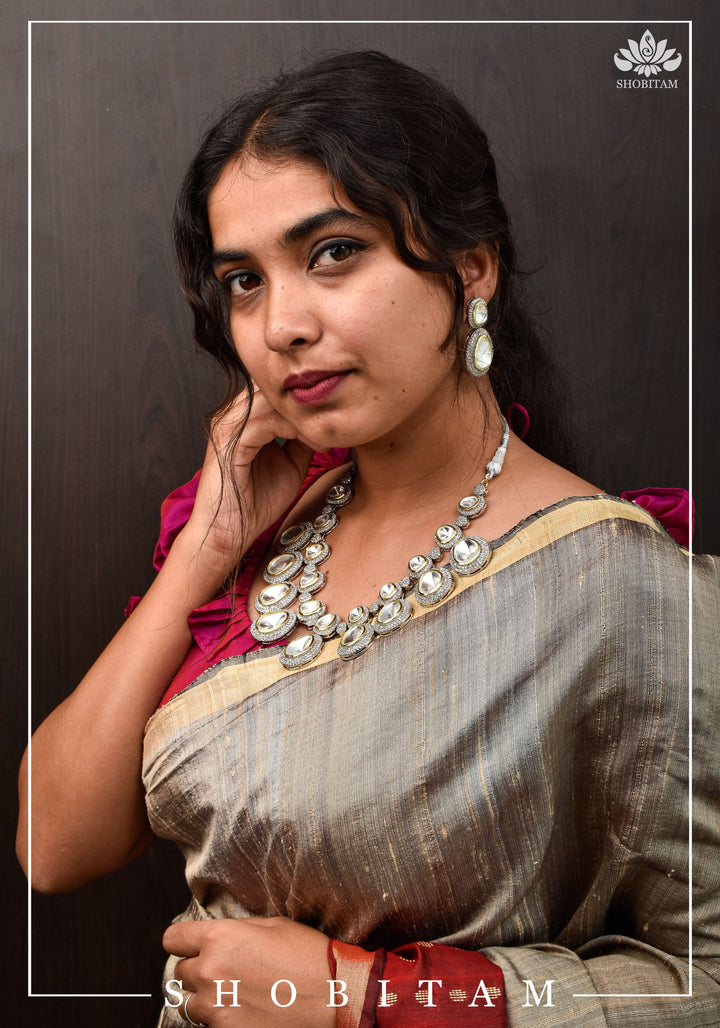 Celebrity design statement Cheval Stone Victorian Necklace | Shobitam Jewelry