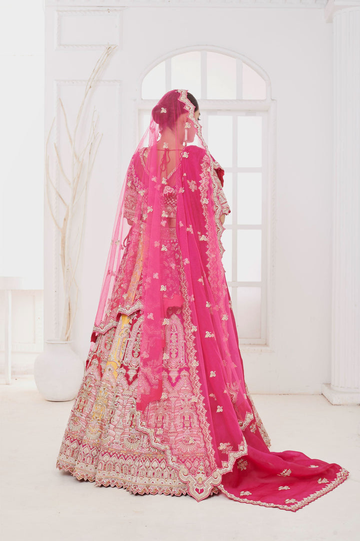 Ekaya Multicolor Lehenga with embroidery, Customizable, Made to Order