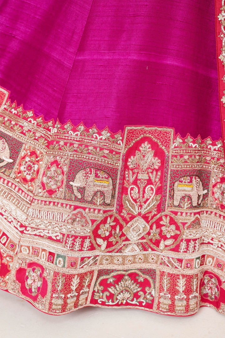 Jamun Grove Lehenga with embroidery, Customizable, Made to Order