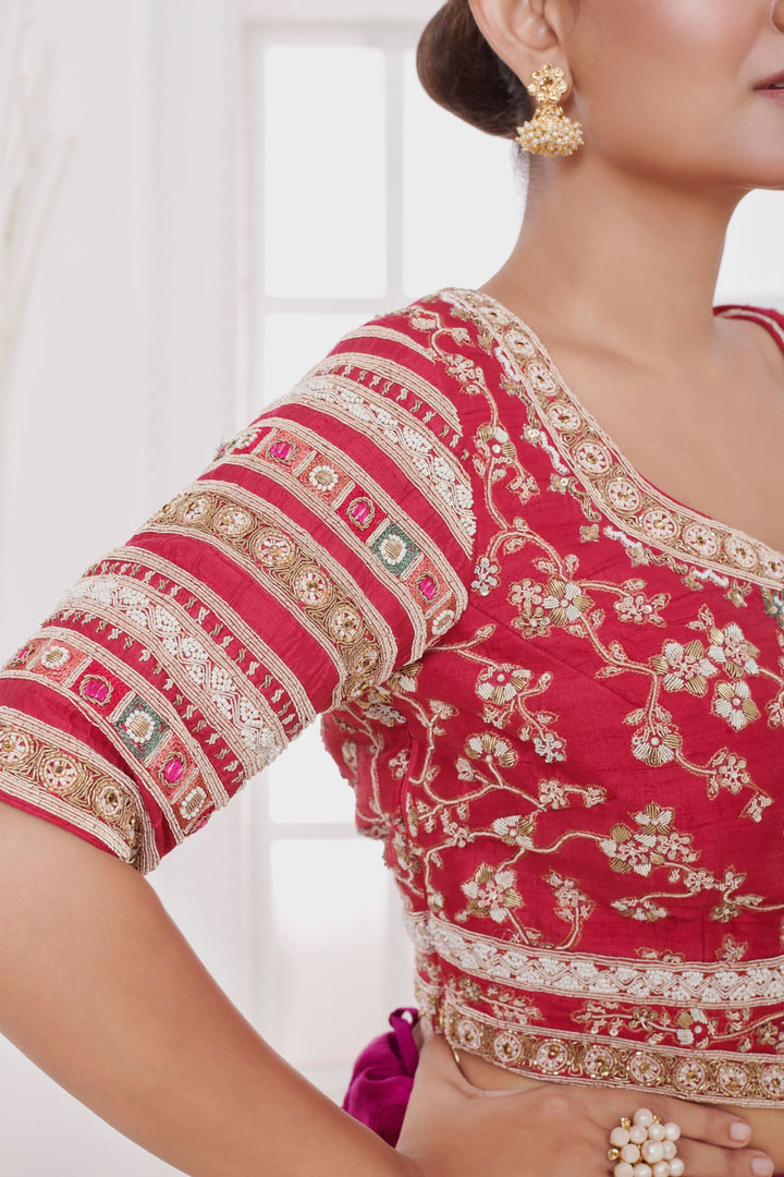 Jamun Grove Lehenga with embroidery, Customizable, Made to Order