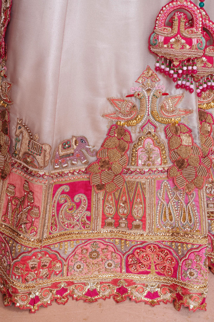 Moonlight Lehenga with embroidery, Customizable, Made to Order