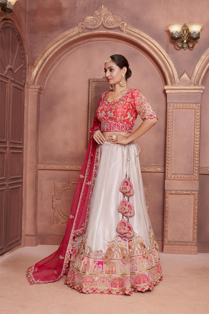 Moonlight Lehenga with embroidery, Customizable, Made to Order