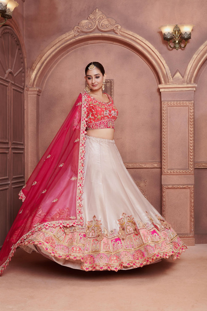 Moonlight Lehenga with embroidery, Customizable, Made to Order