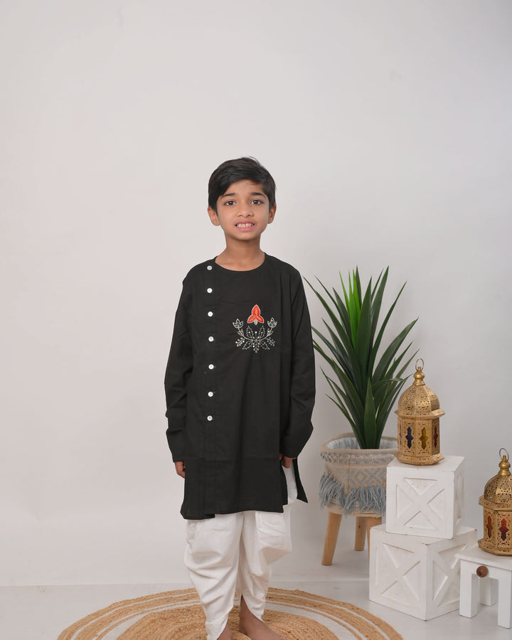 Rocket Boy Kurta with dhoti | Shobitam Custom Shirt Made To Order