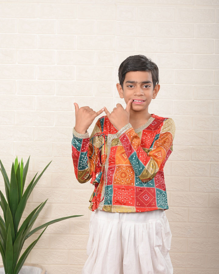 Navya Bandhey Kurta with Dhoti | Made To Order