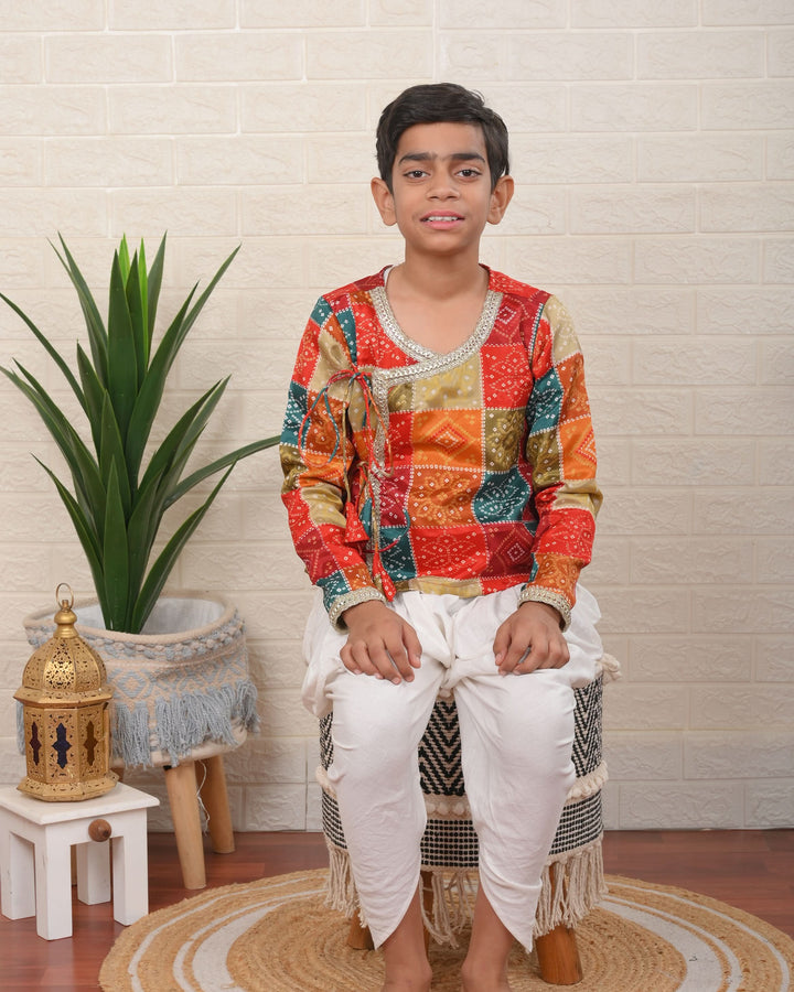 Navya Bandhey Kurta with Dhoti | Made To Order