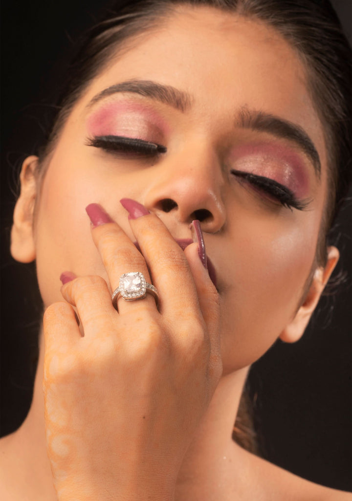 925 Silver Classic Solitaire Ring - Adjustable