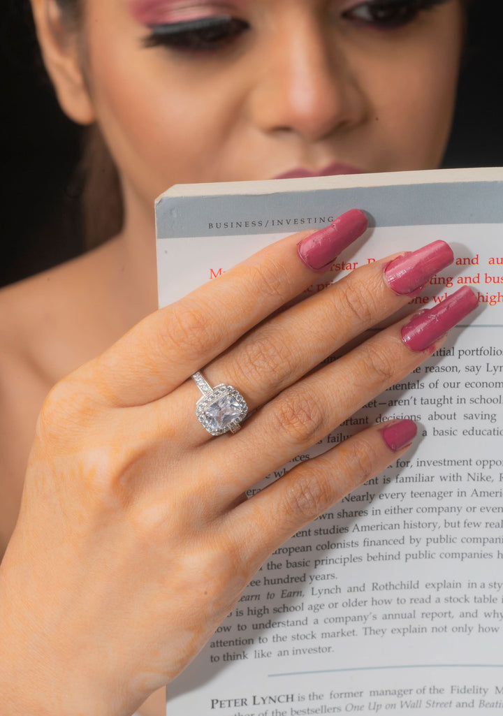 925 Silver Classic Solitaire Ring - Adjustable