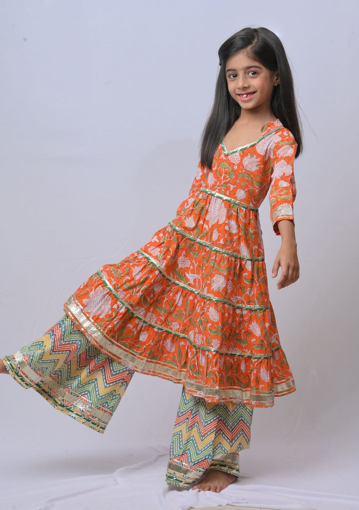 Tangerine Tiered 3 piece set | Made To Order