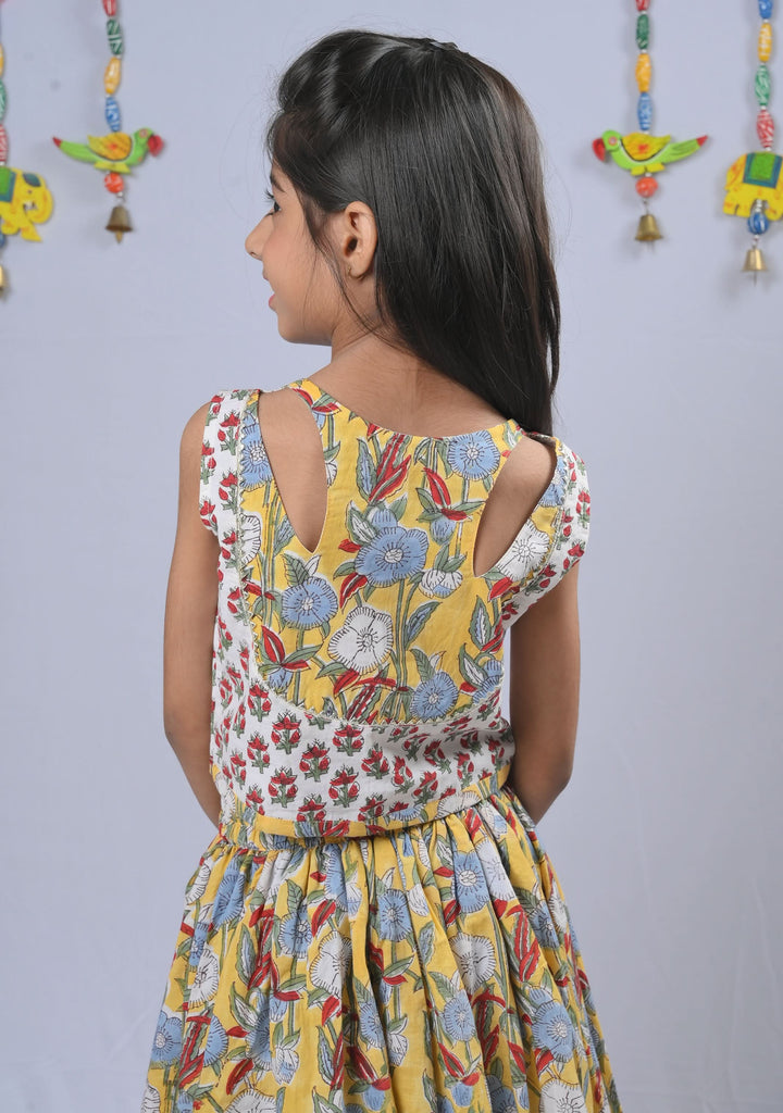 Marigold Top & Frill Skirt set | Made To Order