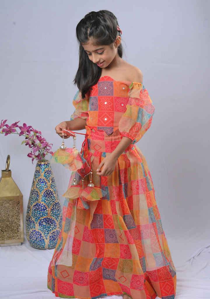 Carnival of love Scalloped Top and Skirt Set | Made To Order