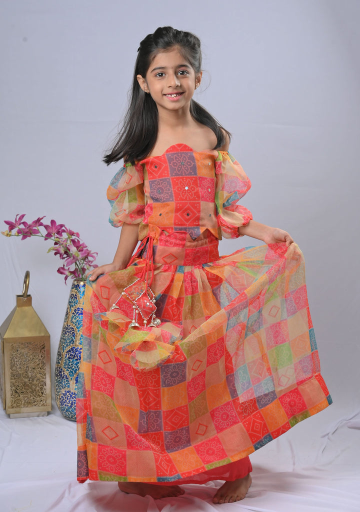 Carnival of love Scalloped Top and Skirt Set | Made To Order