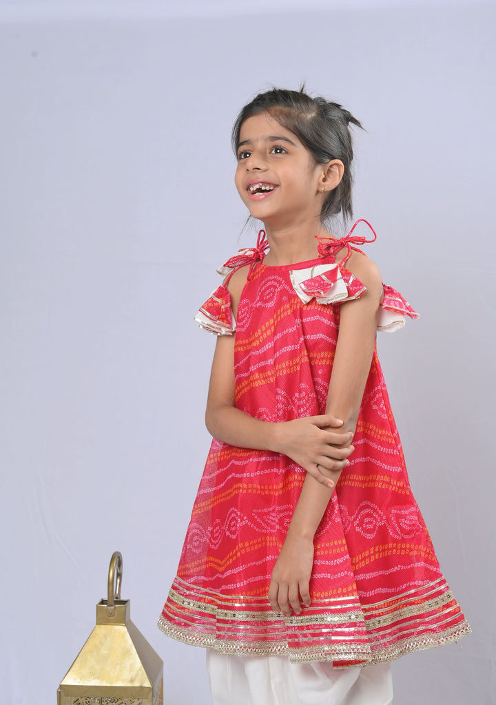 Rani Rangeela Dhoti Set with tassles | Made To Order