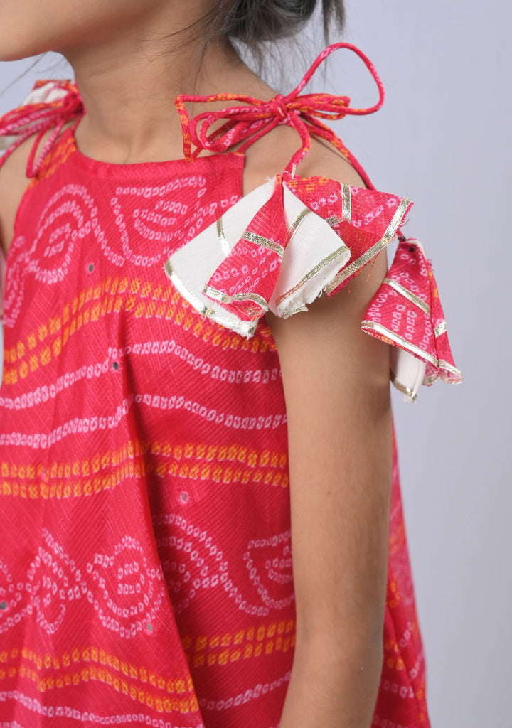 Rani Rangeela Dhoti Set with tassles | Made To Order