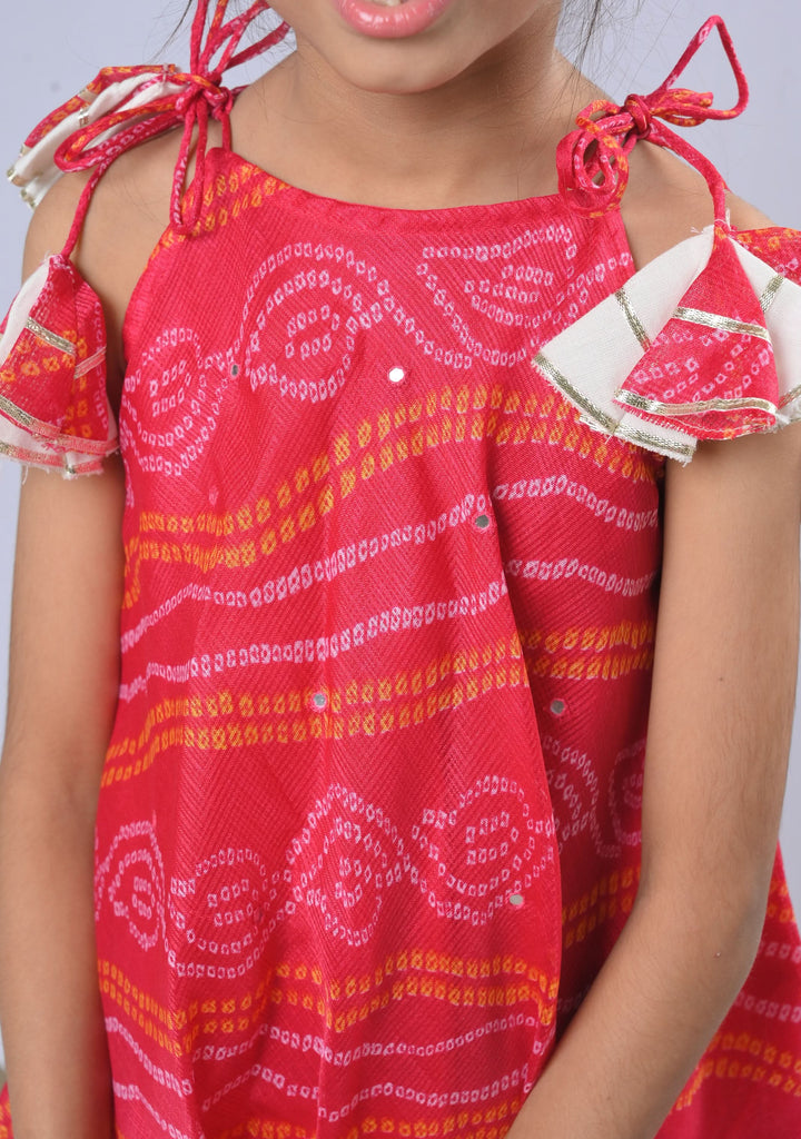 Rani Rangeela Dhoti Set with tassles | Made To Order