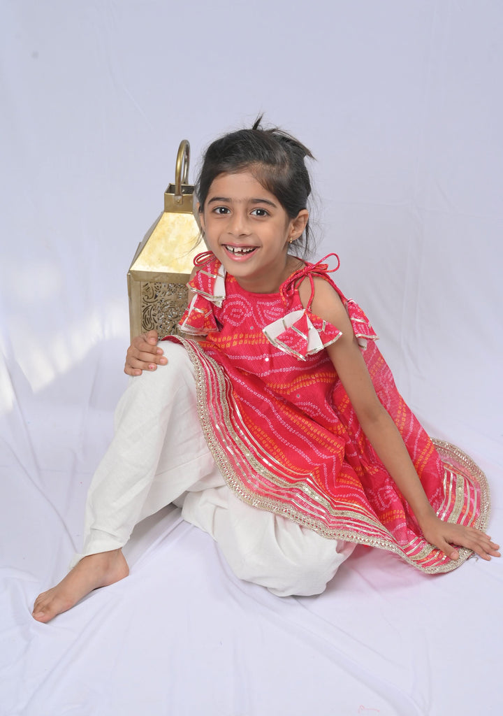 Rani Rangeela Dhoti Set with tassles | Made To Order