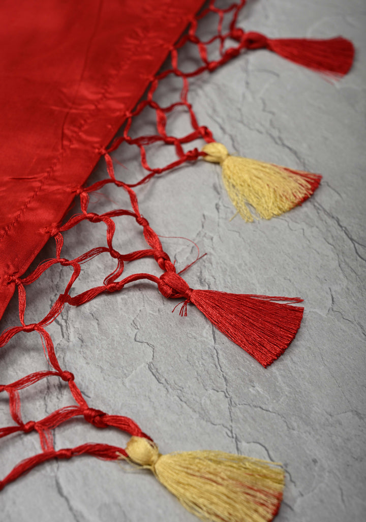 Mid Green Pure Banarasi Katan Silk Saree with Zari Buttas and Zari Border | SILK MARK CERTIFIED