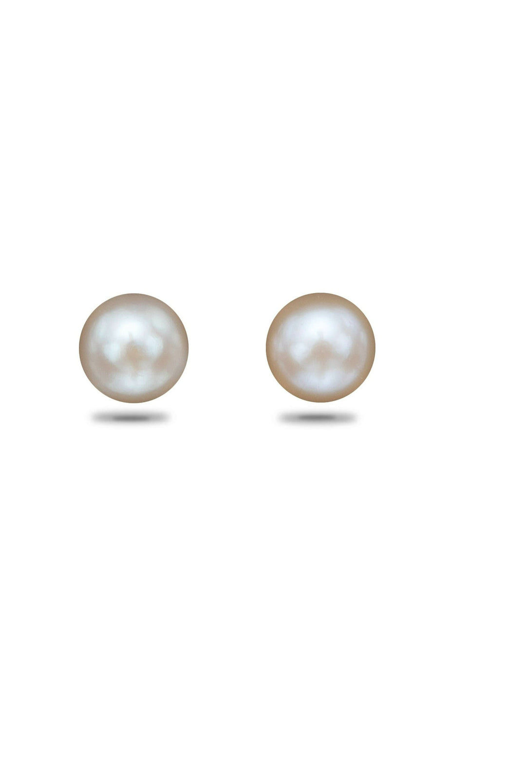 Blush Pearl 9 mm AA Quality Pure Pearl Stud Earrings