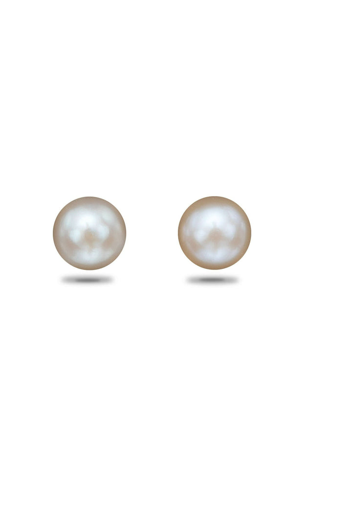 Blush Pearl 9 mm AA Quality Pure Pearl Stud Earrings