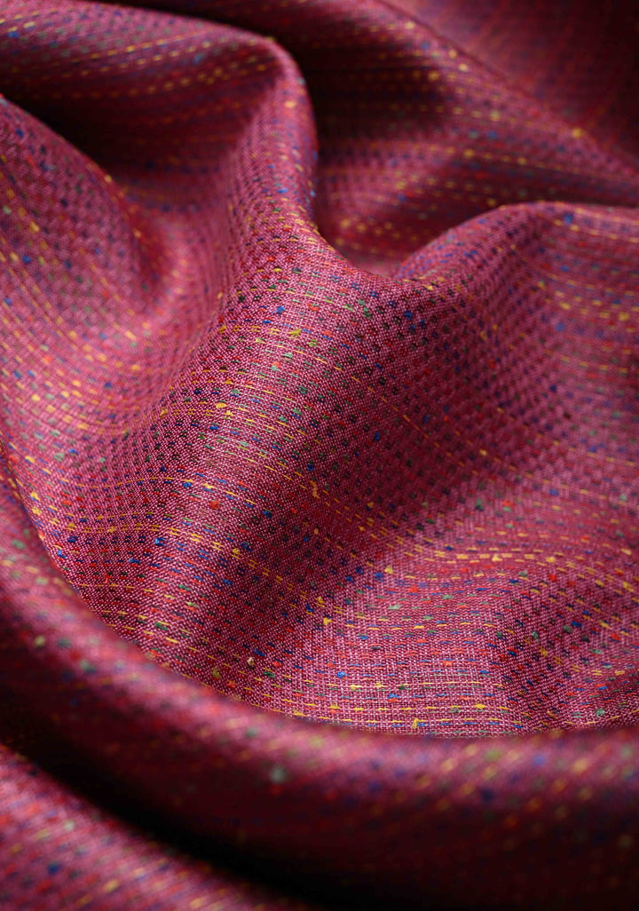 Mulberry Knit Finish Pure Tussar Silk Saree With Minimal Zari Border | SILK MARK CERTIFIED