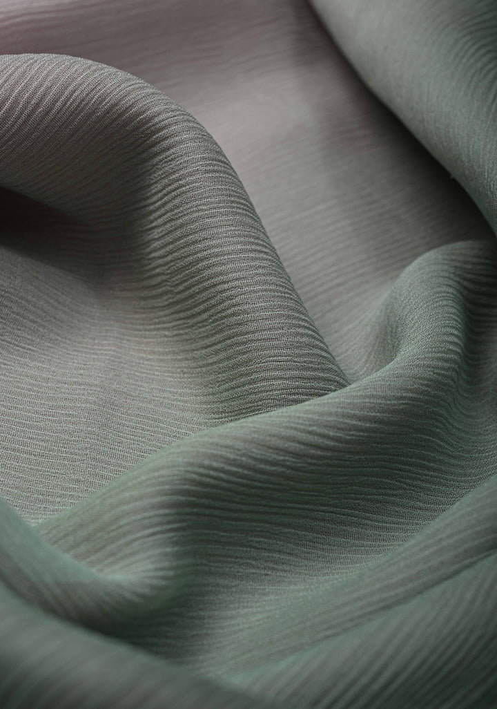 Bollywood style ombre pure chiffon Saree in Dusty Pastel Shades, No Blouse Piece