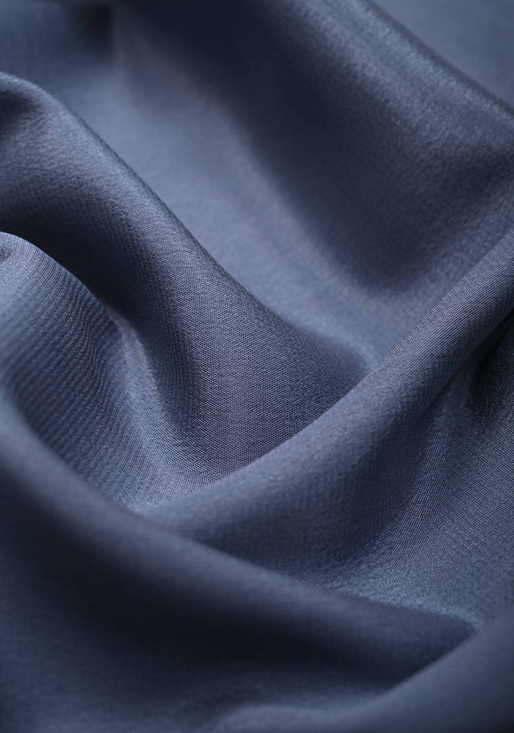 Gray Mysore Silk Saree with Maroon Panel and Zari Border | SILK MARK CERTIFIED