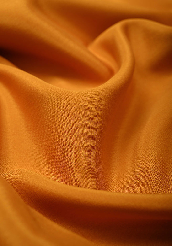 Mustard Yellow Mysore Silk Saree with Zari borders in Ksic Grade thickness | SILK MARK CERTIFIED