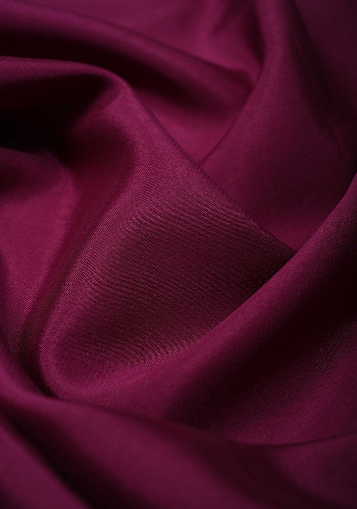 Jamuni Purple  Mysore Silk Saree with Contrast Zari Borders in KSIC Grade Thickness | SILK MARK CERTIFIED