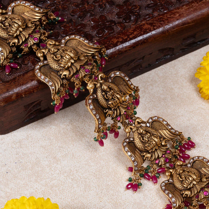 Pure 92.5 Silver, Gold Plated Berundeshwari Jada